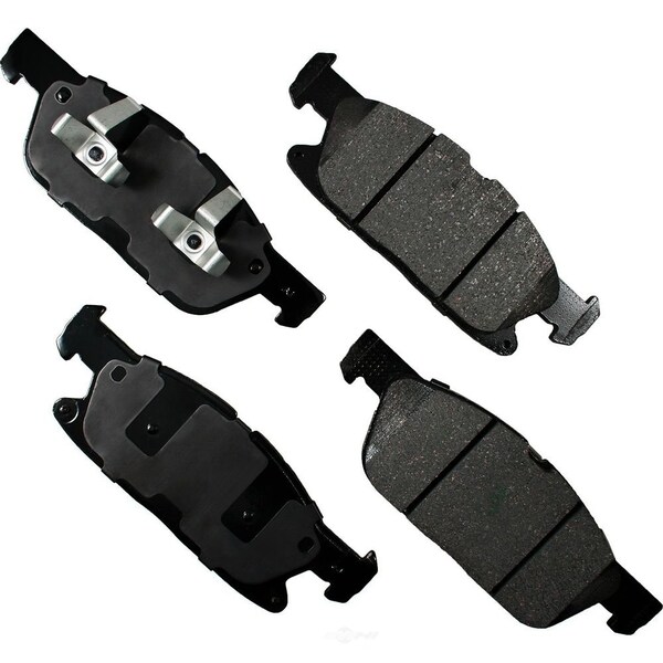 Akebono Proact Ultra Premium Ceramic Pads, Akebono Act1818 Proact ACT1818 - main